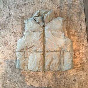 Light Blue Puffer Vest